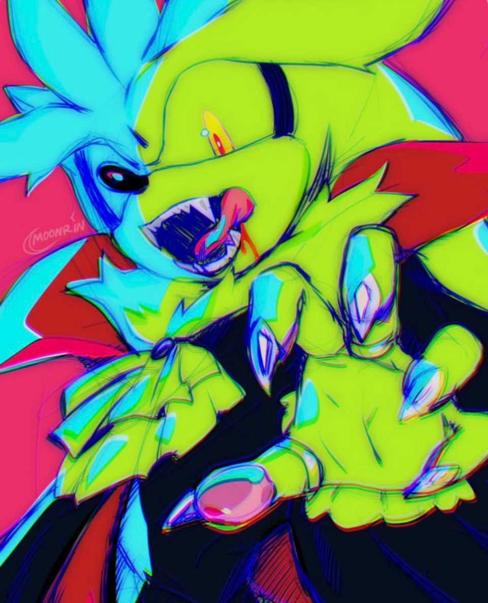 Silver the Hedgehog-VAMPIRE AU