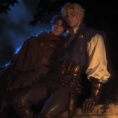 Arthur Pendragon & Merlin