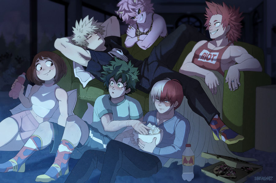 Sleepover / Pajama Party Truth or Dare – Class 1-A Edition-MHA