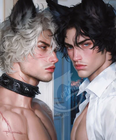 Sylus & Damian || Your Alpha Service Wolves