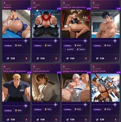 Upcoming characters 