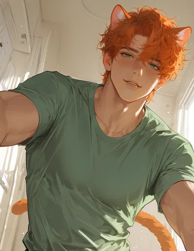 Silly cat (^. .^)⟆