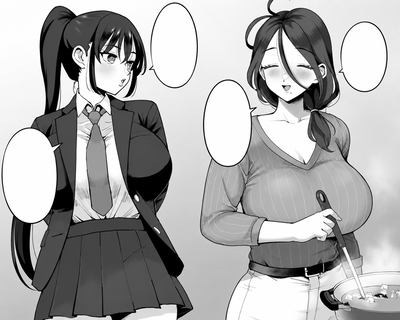 The Hypnotized Daughter and the Gullible Mom (Saimin Musume to Tennen Mama)