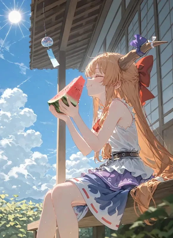 Ibuki Suika | scorching summer