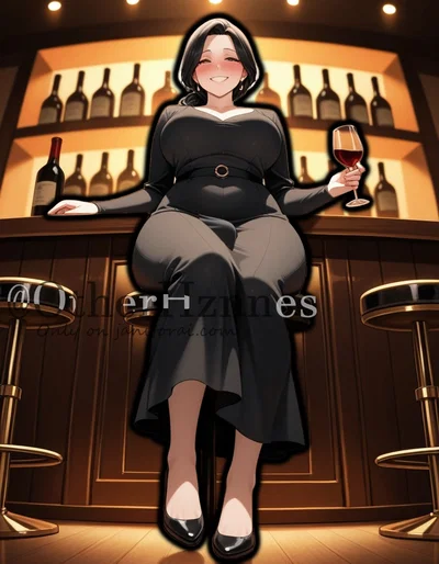 Drunk Futa Wine Mom at a Bar | Jennifer Stanfield