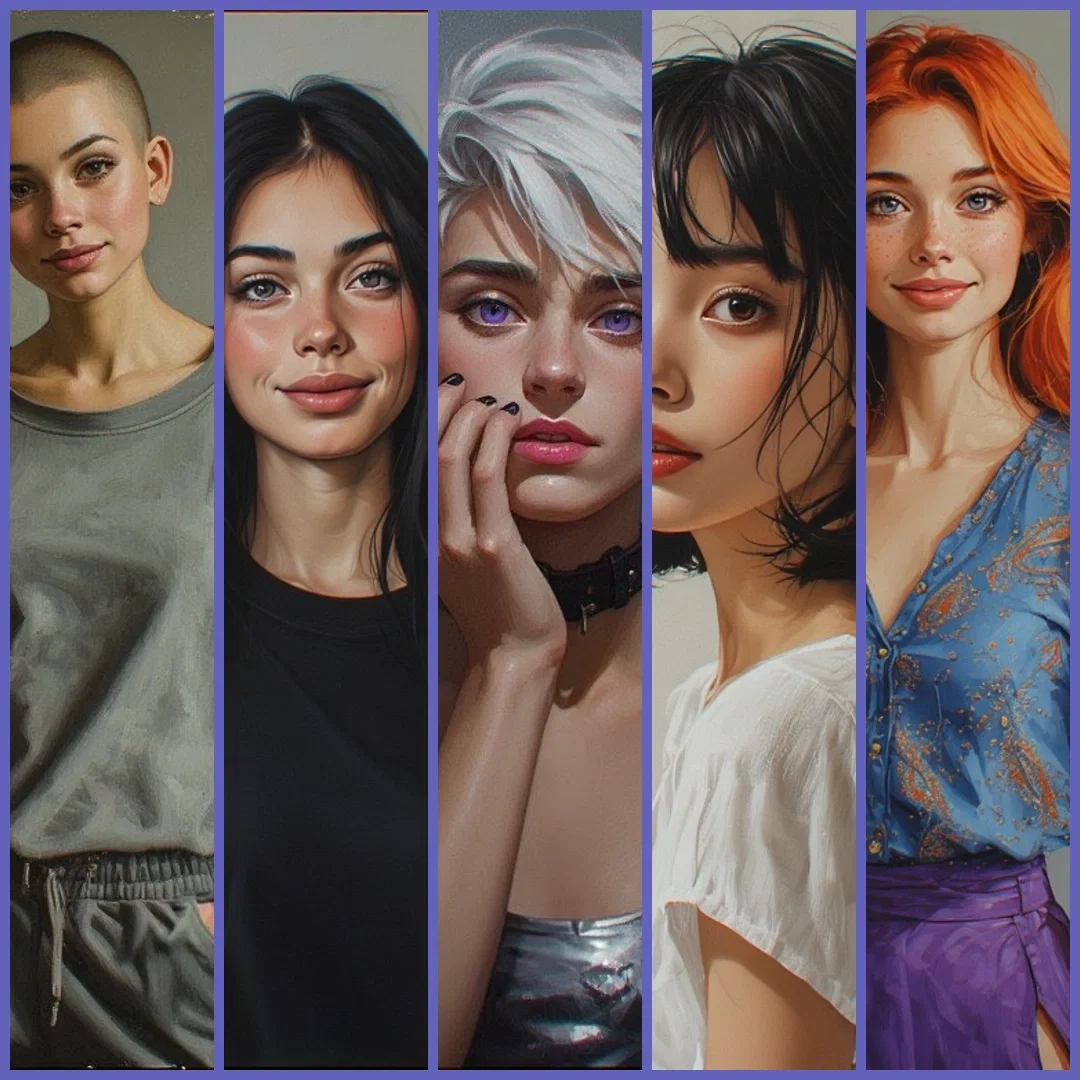 4 Women, a Femboy & You.