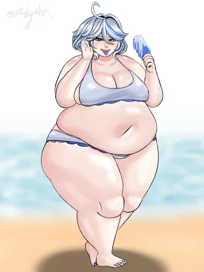 Furina - to many desserts for this goddess 