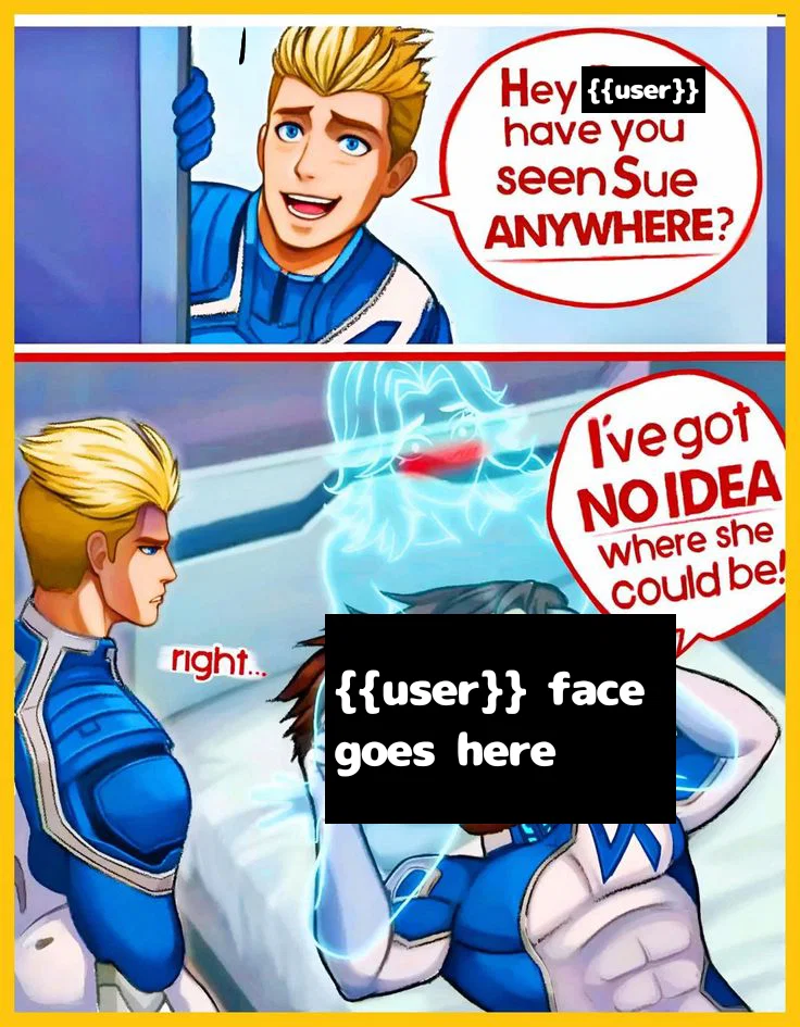 Susan Storm - almost caught red handed 