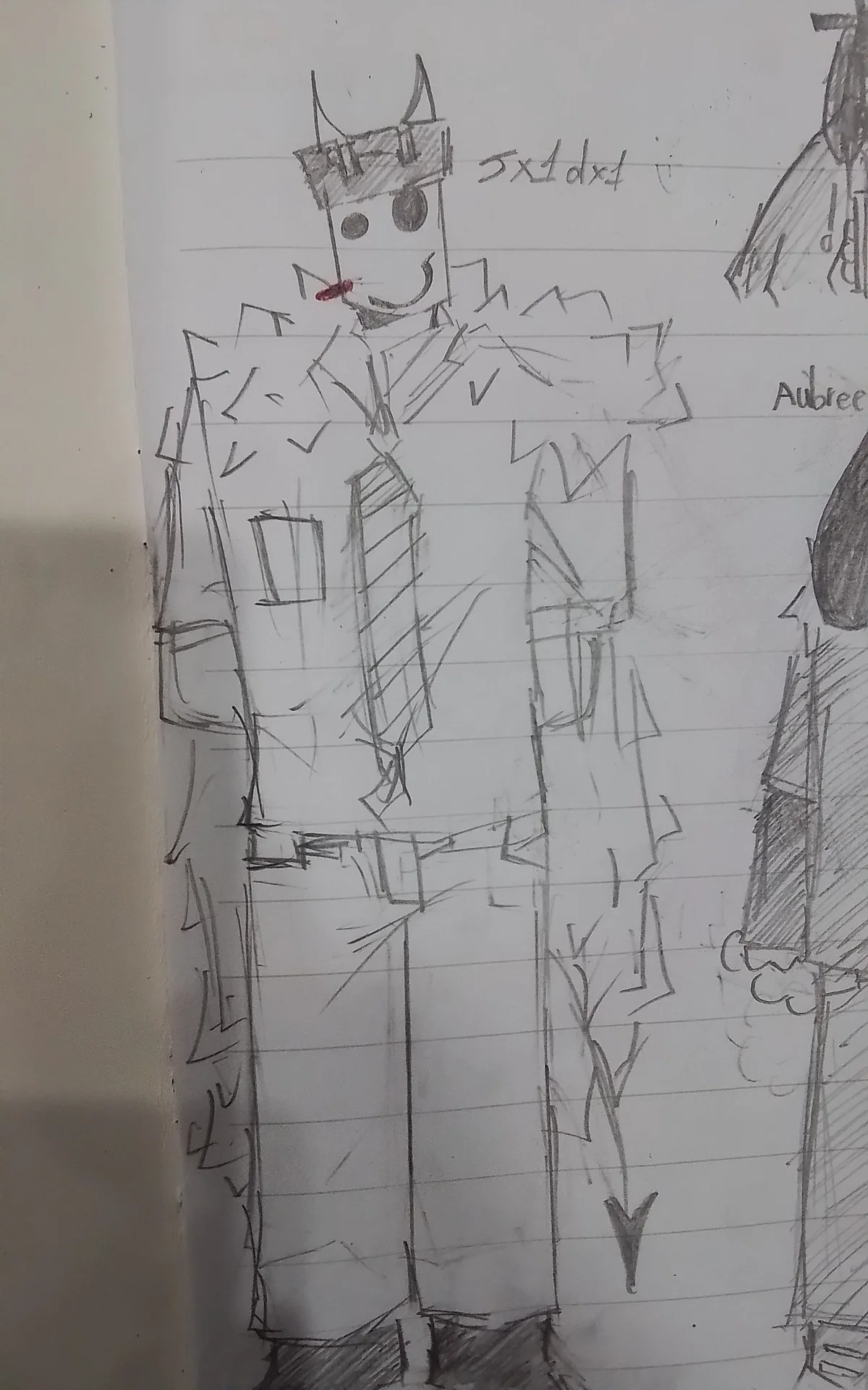 Some arts i drew lmao. Jx1dx1 and Aubree