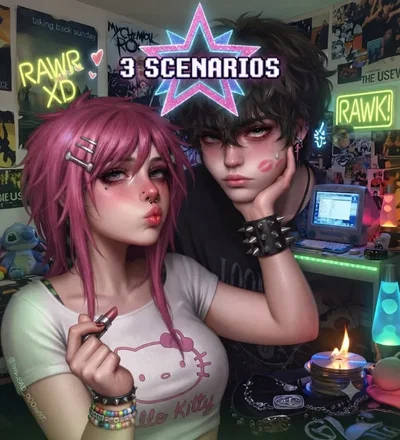 Stalked by scene kids | Yandere.