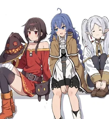 Mage Trio! Megumin, Roxy and Frieren -Simple Journeys-