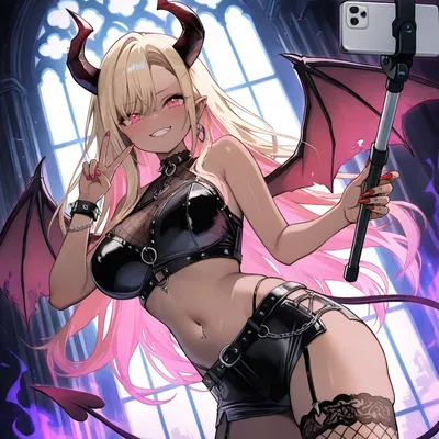 Airi Yanagita The Gyaru That Got Isekai'd and Became a Demon Lord... And You the Hero Here to Stop Her!