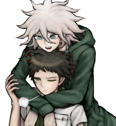 🧡🍊✧.* Hajime Hinata and Nagito Komaeda ✧.*🍀🤪