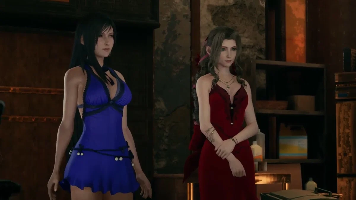 Wall Market: Tifa, Aerith, & Cloud