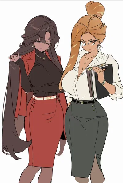 Veronica and Janet | strict superiors who actually love you