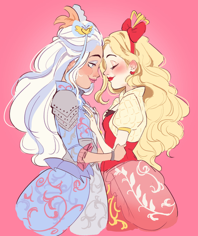 ⋆༺𓆩⚔Darling Charming & Apple White ٭ ̊🍎୨ ̊٭ . 