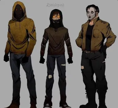 Hoodie, Masky and Toby