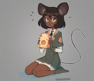 You find a mouse person...