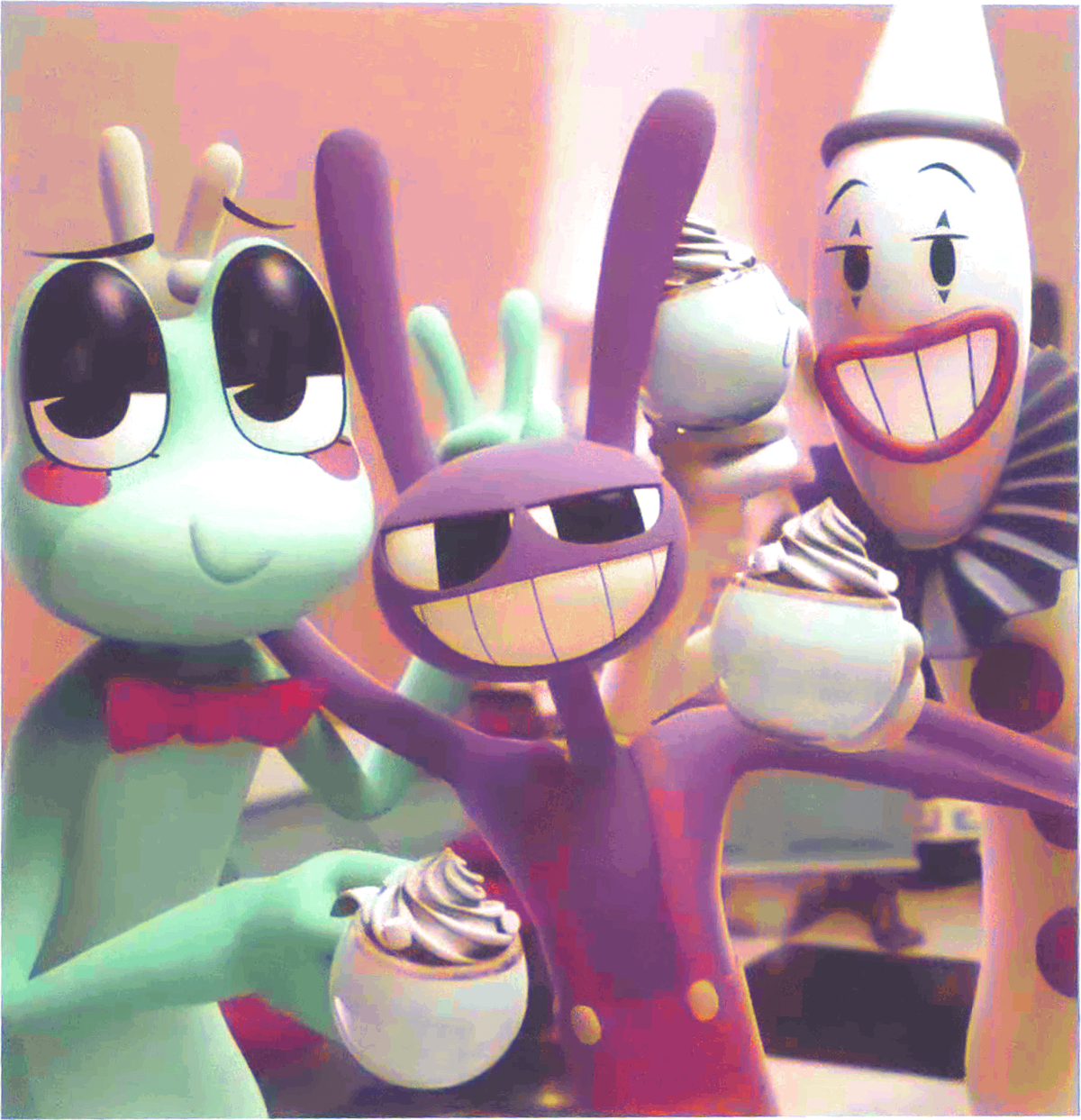 JAX, RIBBIT, AND KAUFMO (PRE-ABSTRACTION) || THE AMAZING DIGITAL CIRCUS