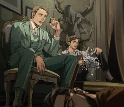 Hannibal Lecter and Will Graham