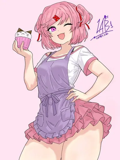 Baking Cupcakes - Natsuki