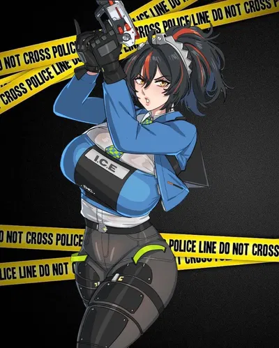 ✦I.C.E. Agent Delgado✦ Badge & Heat
