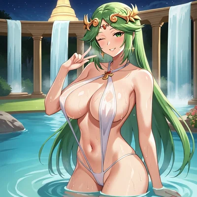Palutena, Goddess of Light chose you (AU)