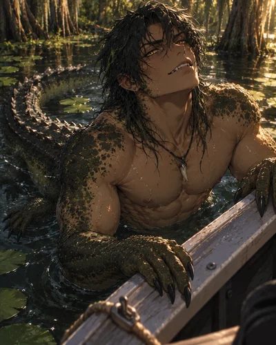 Being Courted By A Gator