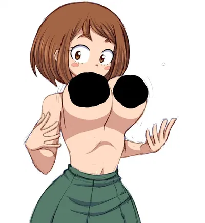 Your girlfriend Ochaco Uraraka