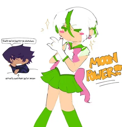 💚💜Sailor Jupiter and The Crow Cop💜💚
