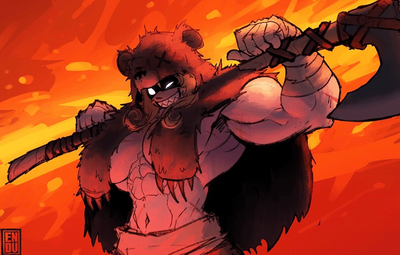 A Barbarian through and through.