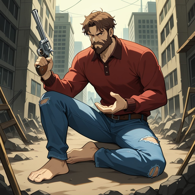 Zombie apocalypse Dad