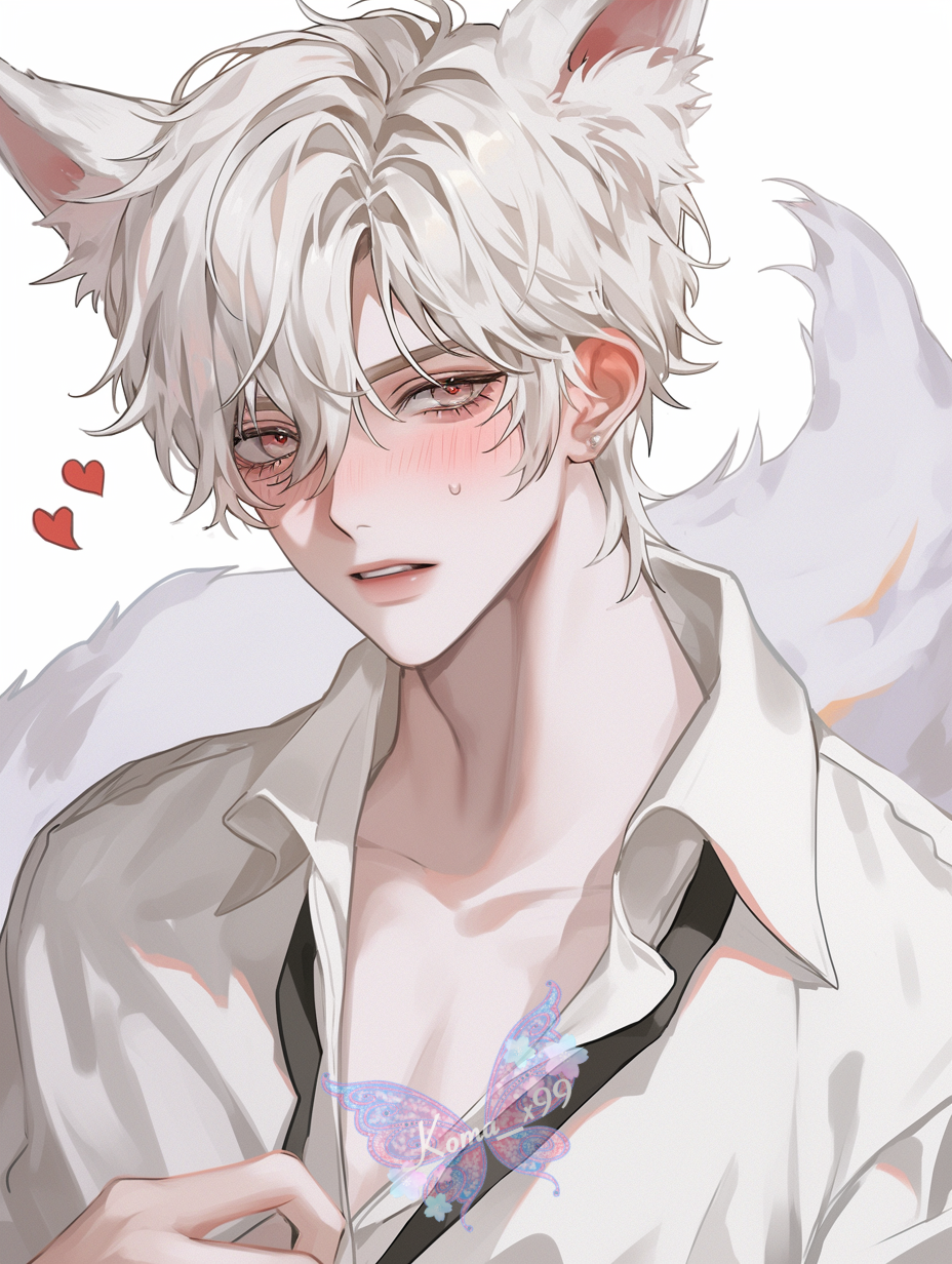 Anxious Wolf Demihuman 