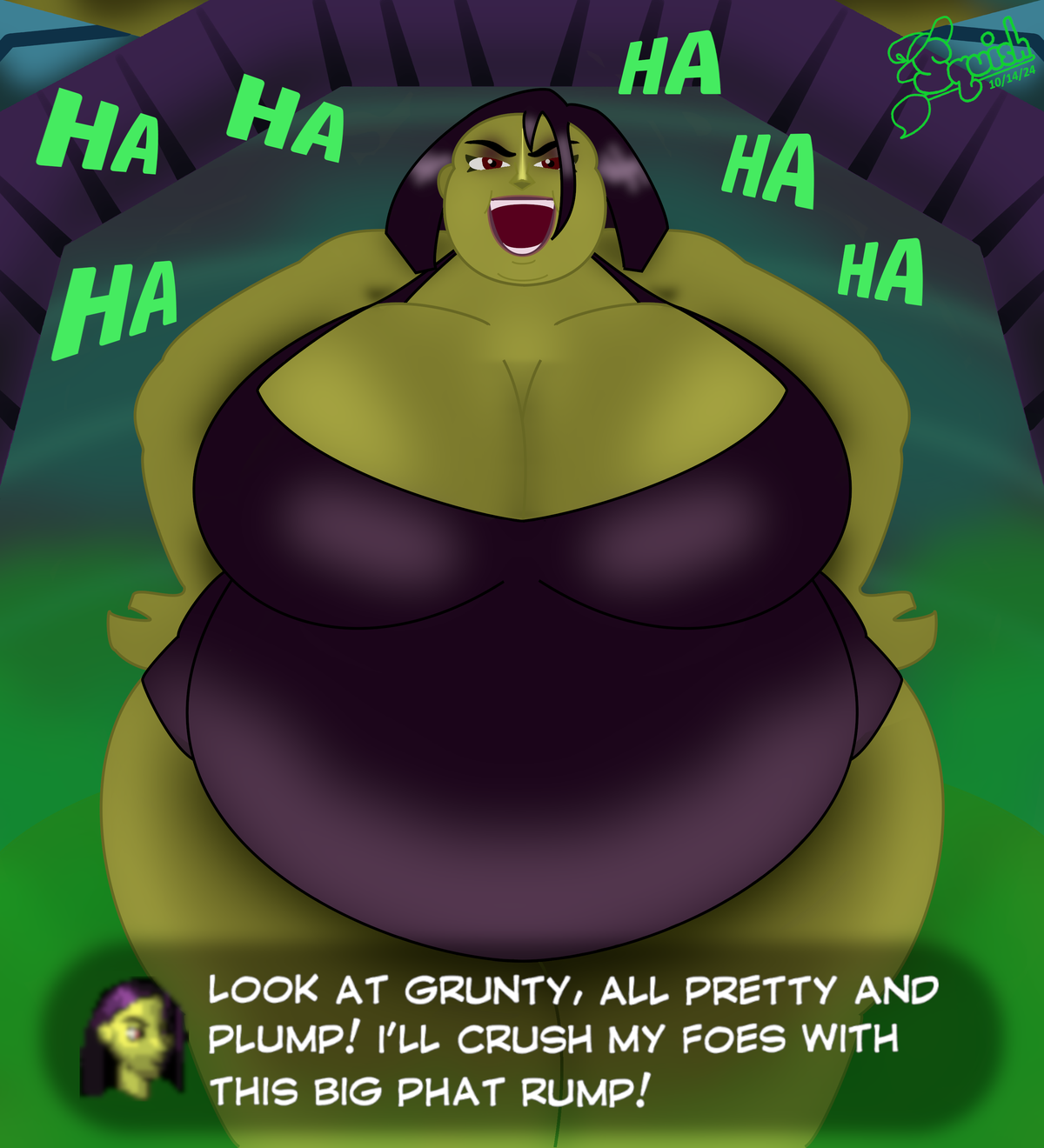 Gruntilda “Grunty” Winkybunion, The Super-Sized Big Beautiful Witch