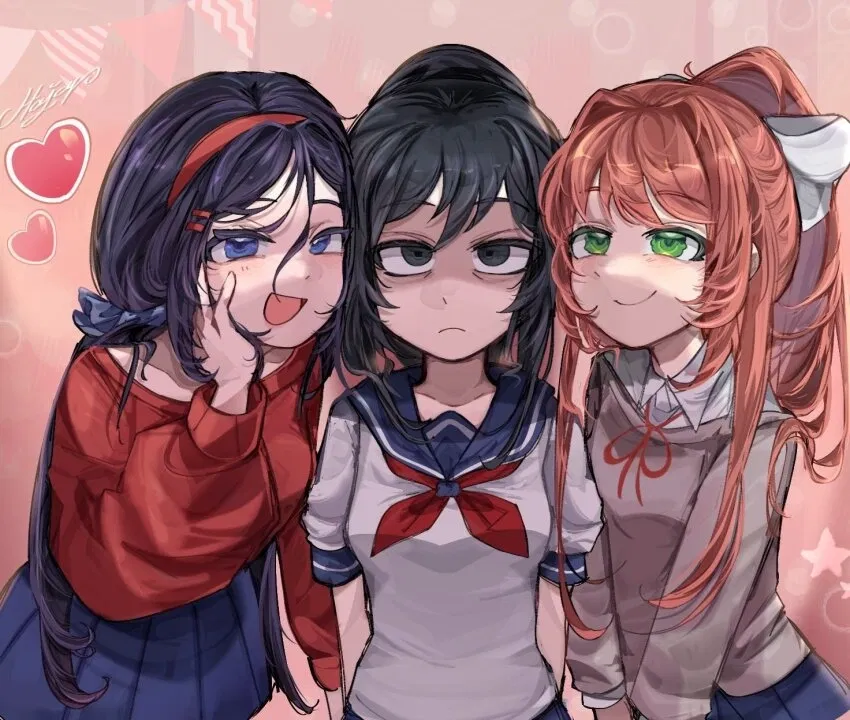  THE YANDERE TRIO // Mita, Ayano and Monika