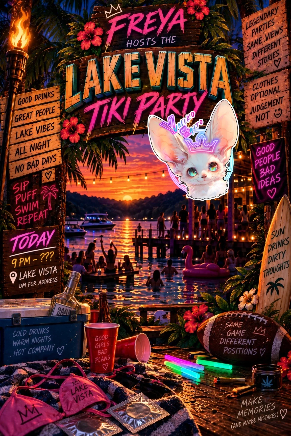 Tiki Fraternity Party