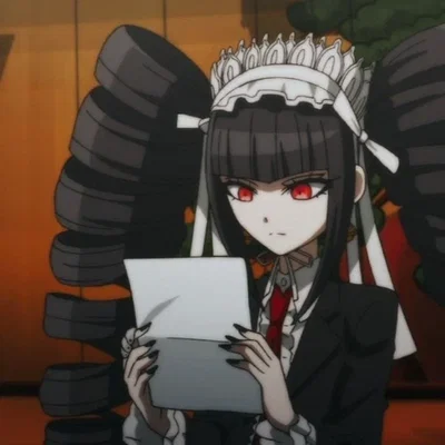 ' ' Do you believe the itsy-bitsy spider cared about the rain ruining it's progress ? ? ? ' ' |🃏°🂱⋆ 🎲  .🂱࿔*🃏 | Celestia Ludenberg | Danganronpa THH / Trigger Happy Havoc |7/16