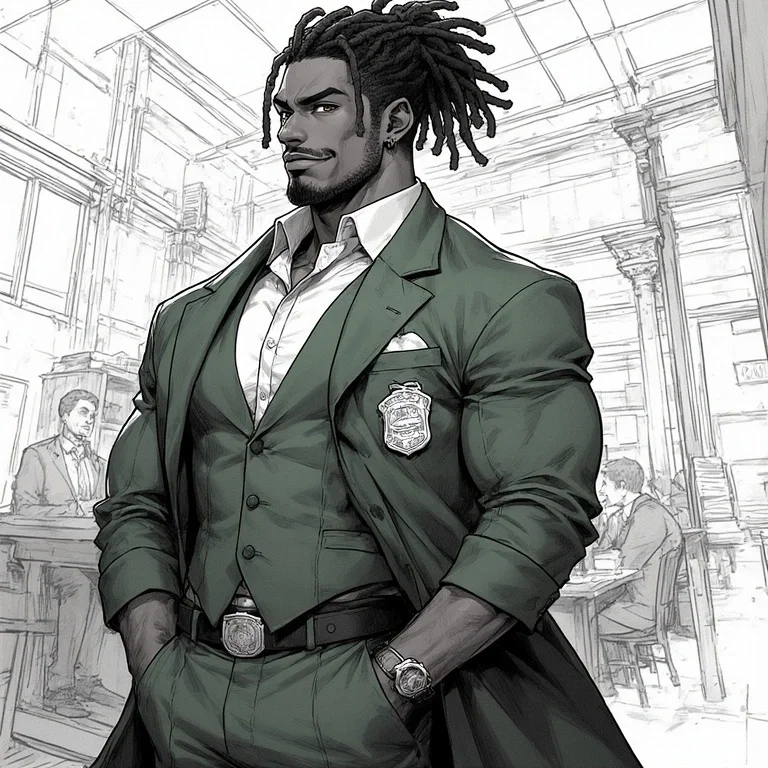 (Plantonic SFW edition) Malcom Lamar Mitchell | (MLM) Closeted Detective