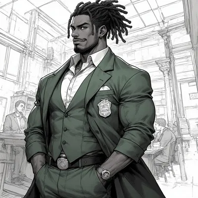 (Plantonic SFW edition) Malcom Lamar Mitchell | (MLM) Closeted Detective