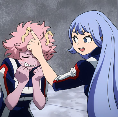 Nejire Hado and Mina Ashido