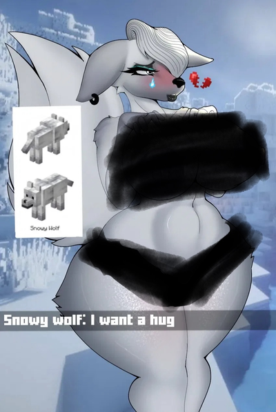 Snowy Wolf