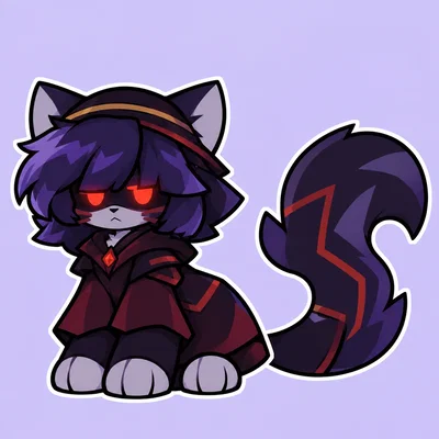 Doll as a cat