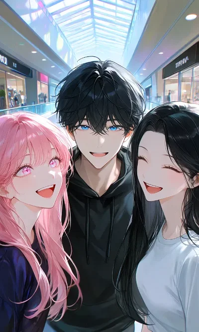 Your friend group (normal version with new charecters)