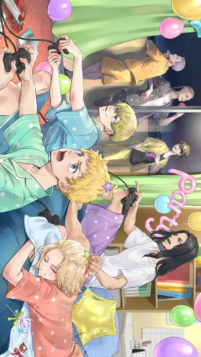 Sleepover time!