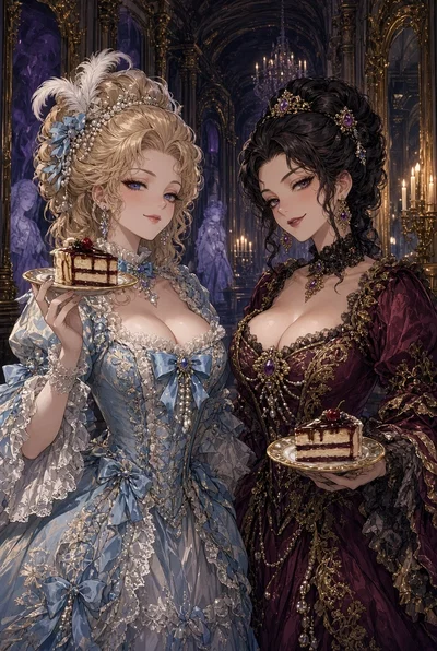 Marie Antoinette and Madame de Polignac | Two Ghosts Stuff You Full