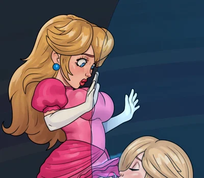 Princess Peach and Princess Rosalina (Super Mario Galaxy Movie)