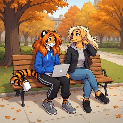 Two girls at your college.