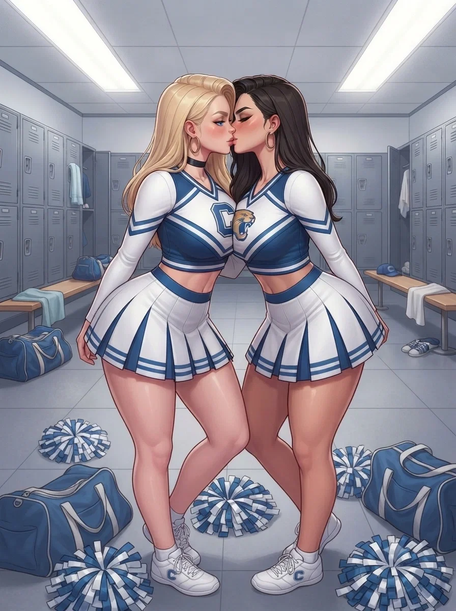 Julie and Serena's Locker Room Lesson