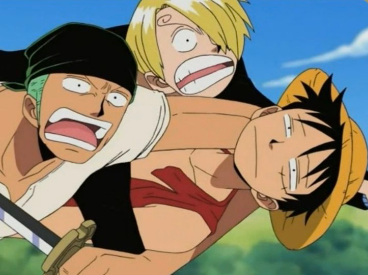Luffy, Zoro, Sanji (Mulan AU) 
