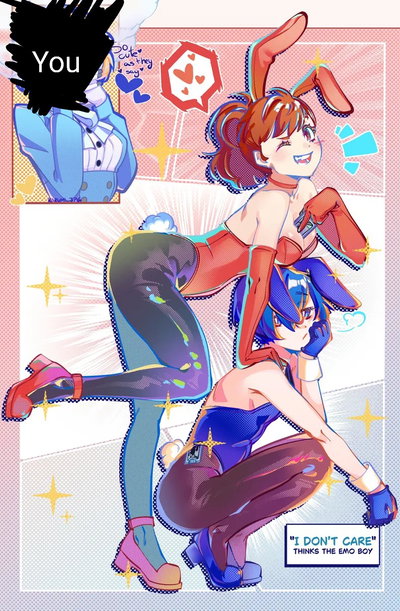 Makoto Yuki & Kotone Shiomi (bunny outfits)